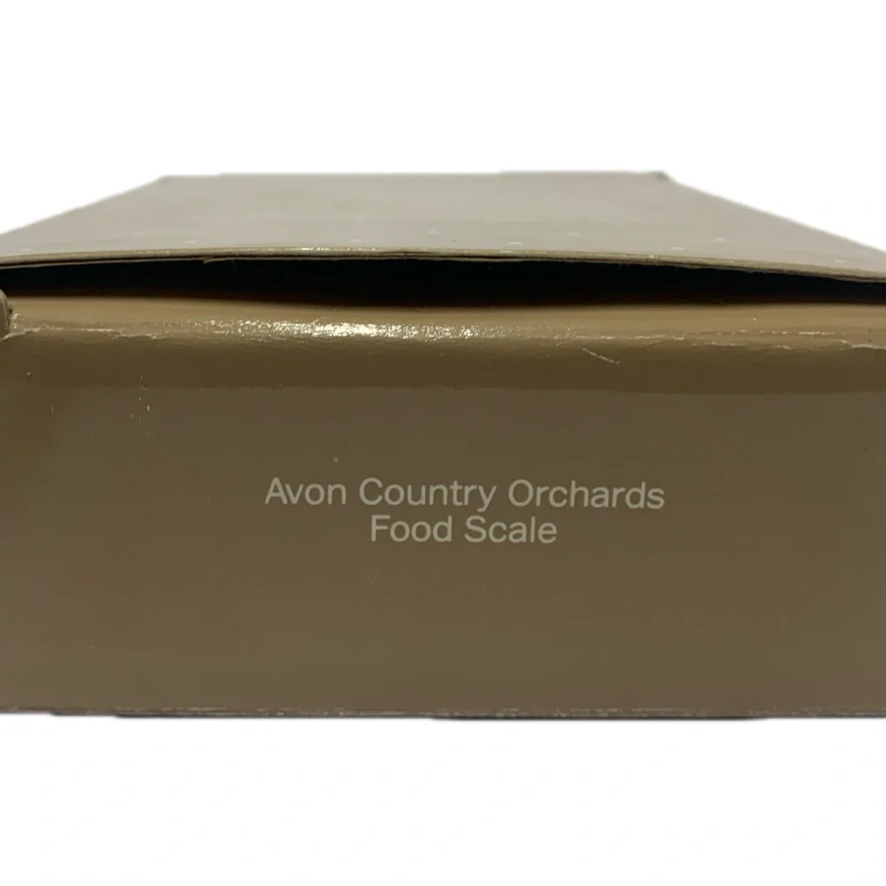 Avon Country Orchards Vintage Food Scale Apple Kitchen Decor 1980s